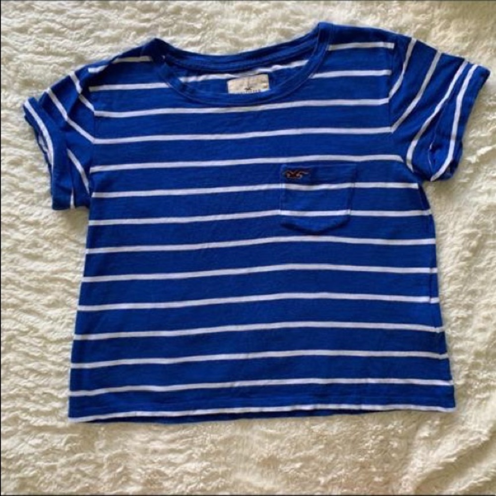 Hollister Striped Crop Top